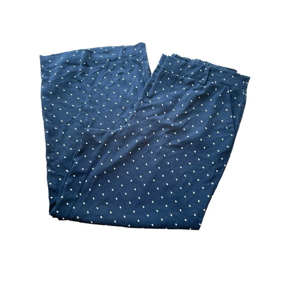 Torrid Black w White Pink Dots Dress Pants Wide Leg Belt Loops Side Pockets 18 - Picture 1 of 10